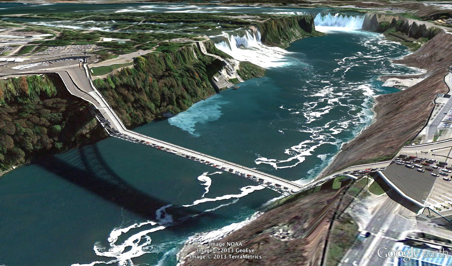 Postcard from Google Earth (43°5'22.07"N, 79° 4'5.97"W) Clement Valla